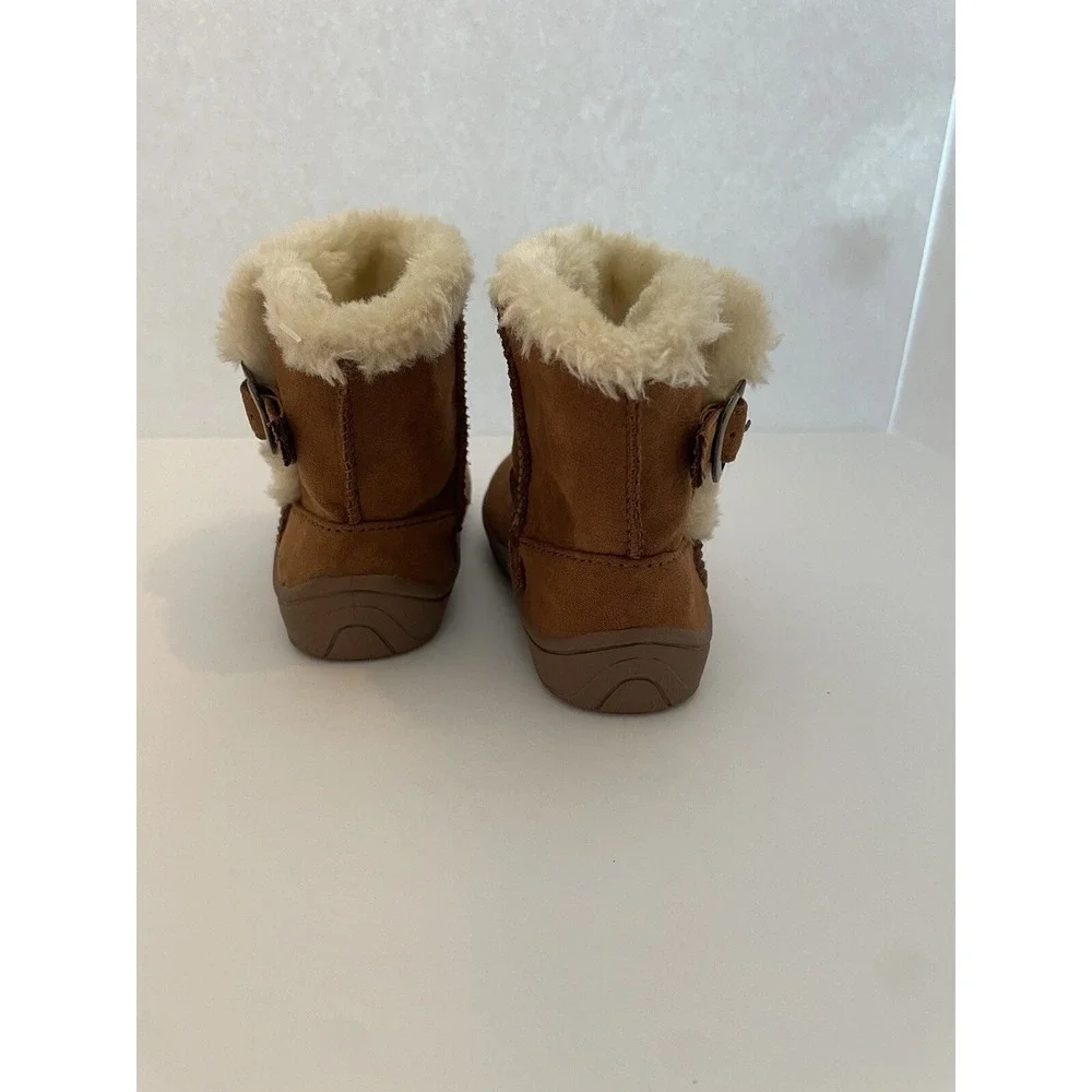 GARANIMALS Boots Toddler Girls Size 5 Heart Shaped Buckle Insulated Kids Shoes